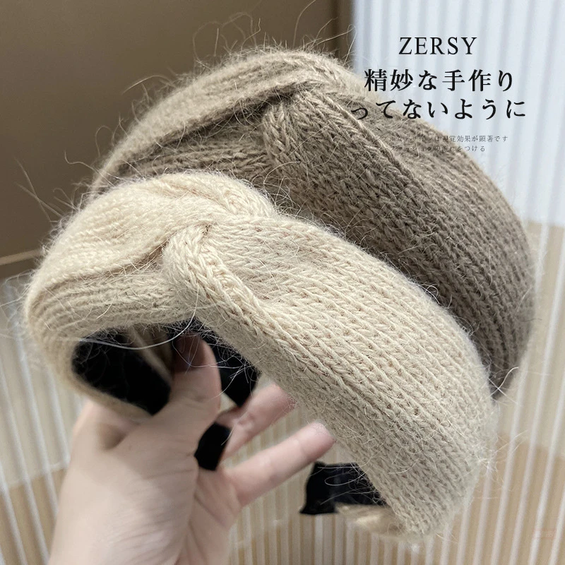 发箍女百搭韩国气质网红毛线宽边压发夹外出发带头箍发卡头饰