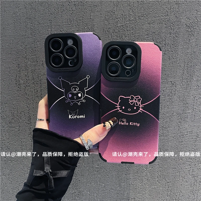 瞳眼全包小羊皮适用苹果iPhone17/华为荣耀/oppo/vivo/小米手机壳