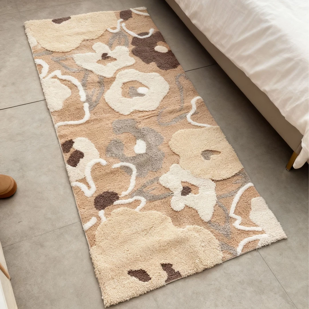 【同款低价】棕影80*170床边卧室客厅飘窗地毯