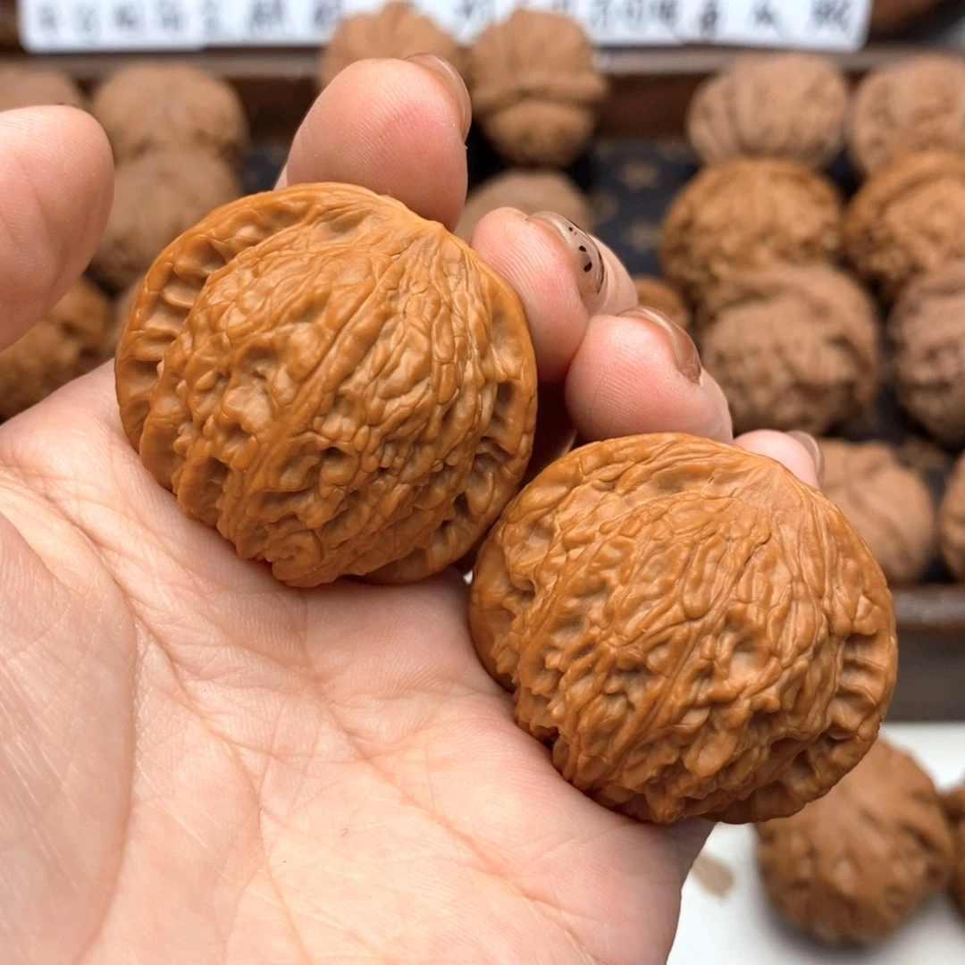 把件文玩核桃39尺全品泥鳅背