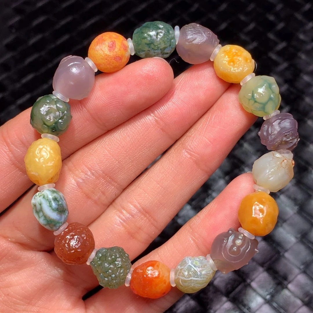 未镶嵌玛瑙/玉髓珠宝半成品