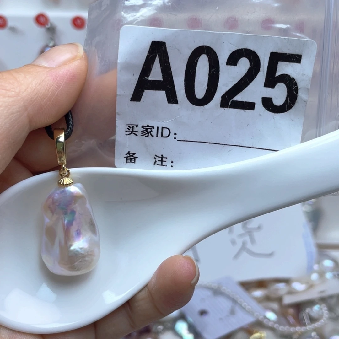 淡水珍珠巴洛克银S925镶嵌?***