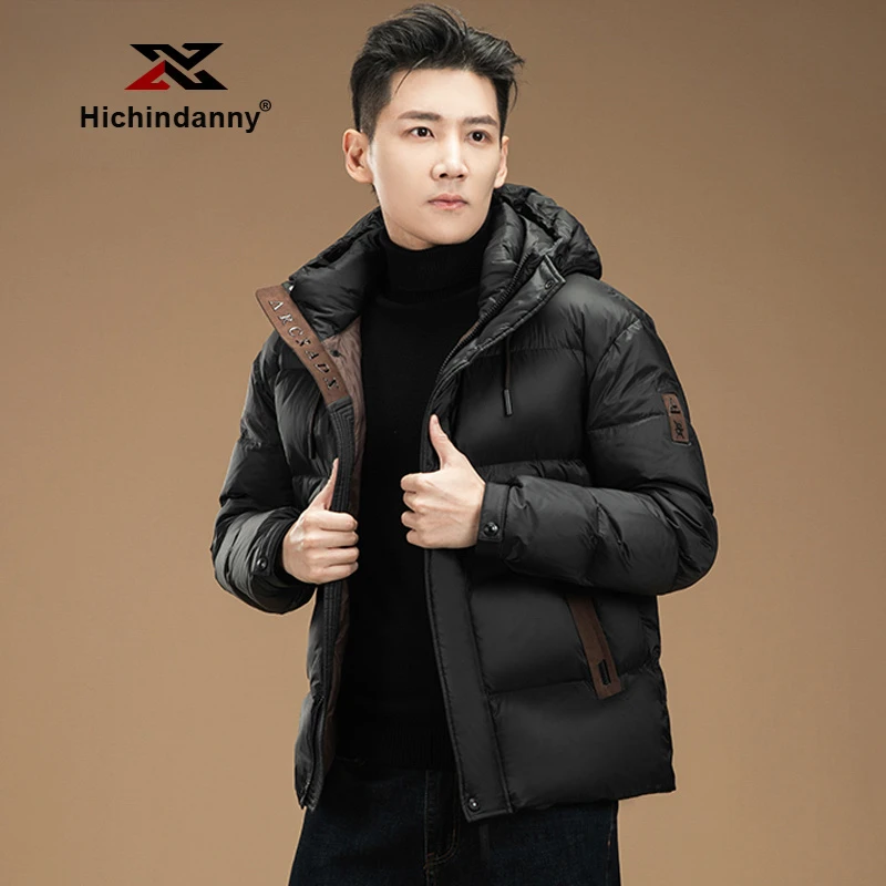 HICHIN轻薄防风保暖羽绒服男女同款冬季加厚面包服休闲连帽外套