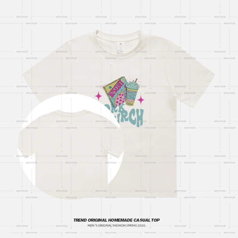 【T恤系列】梦幻雪糕230g精梳棉男女同款短袖 soinku