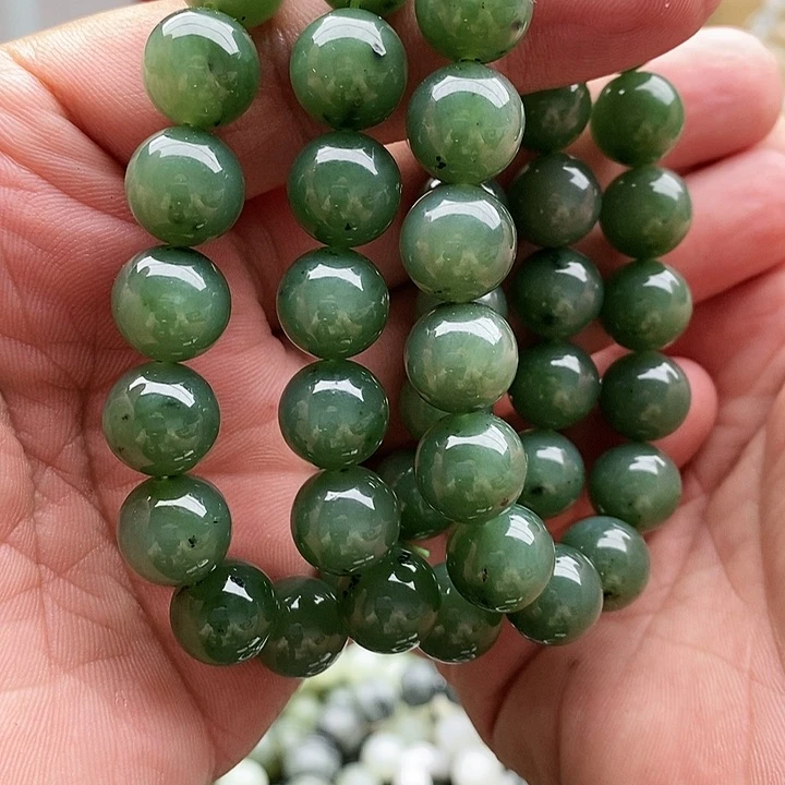 【闪购商品】未镶嵌手链和田玉碧玉12pai yi fa y