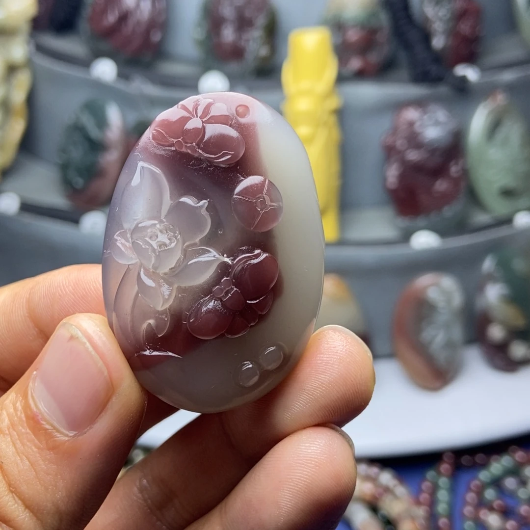 玛瑙/玉髓未镶嵌颈饰