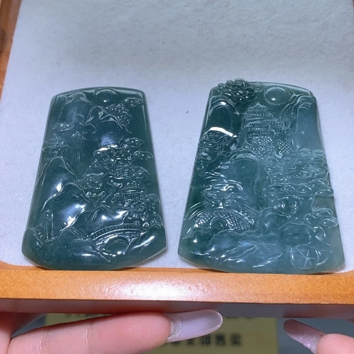 翡翠挂件未镶嵌多样性发货