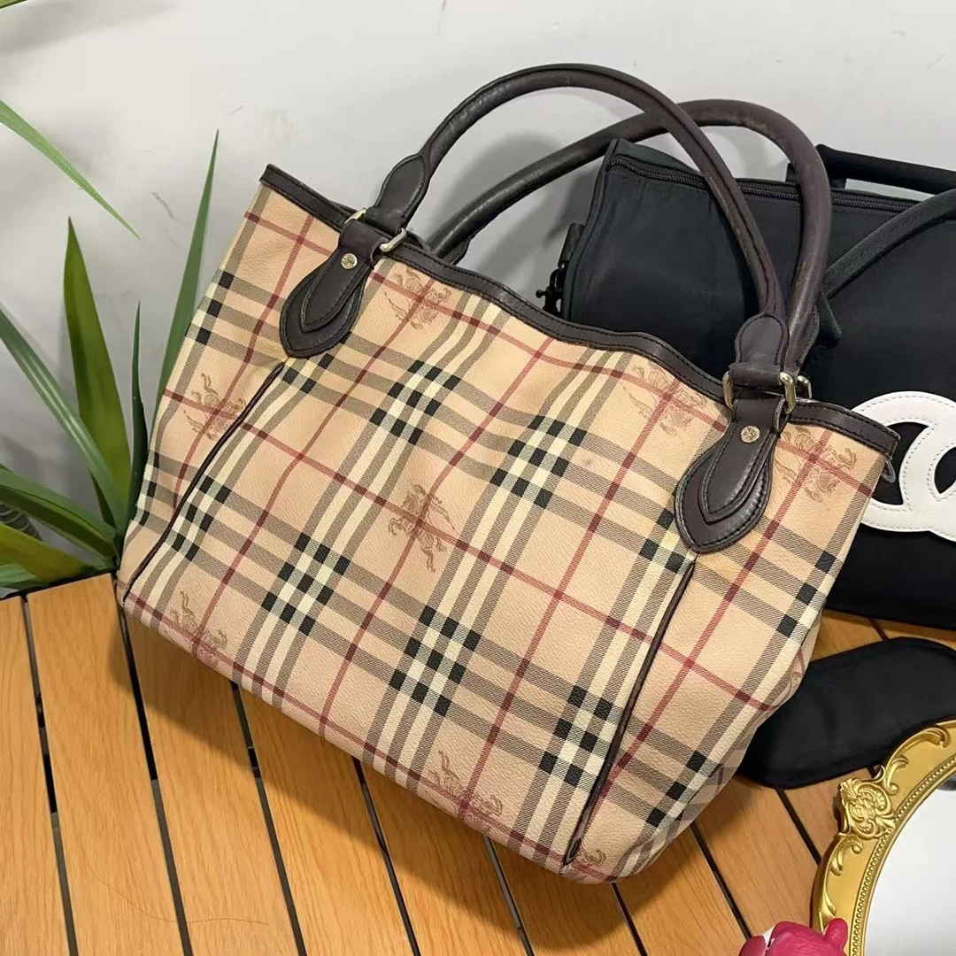 95新 BURBERRY/博柏利 巴宝莉战马托特包/聪/95新