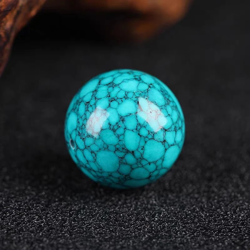 绿色网花圆珠14㎜时尚配饰多样性DIY饰品发其一