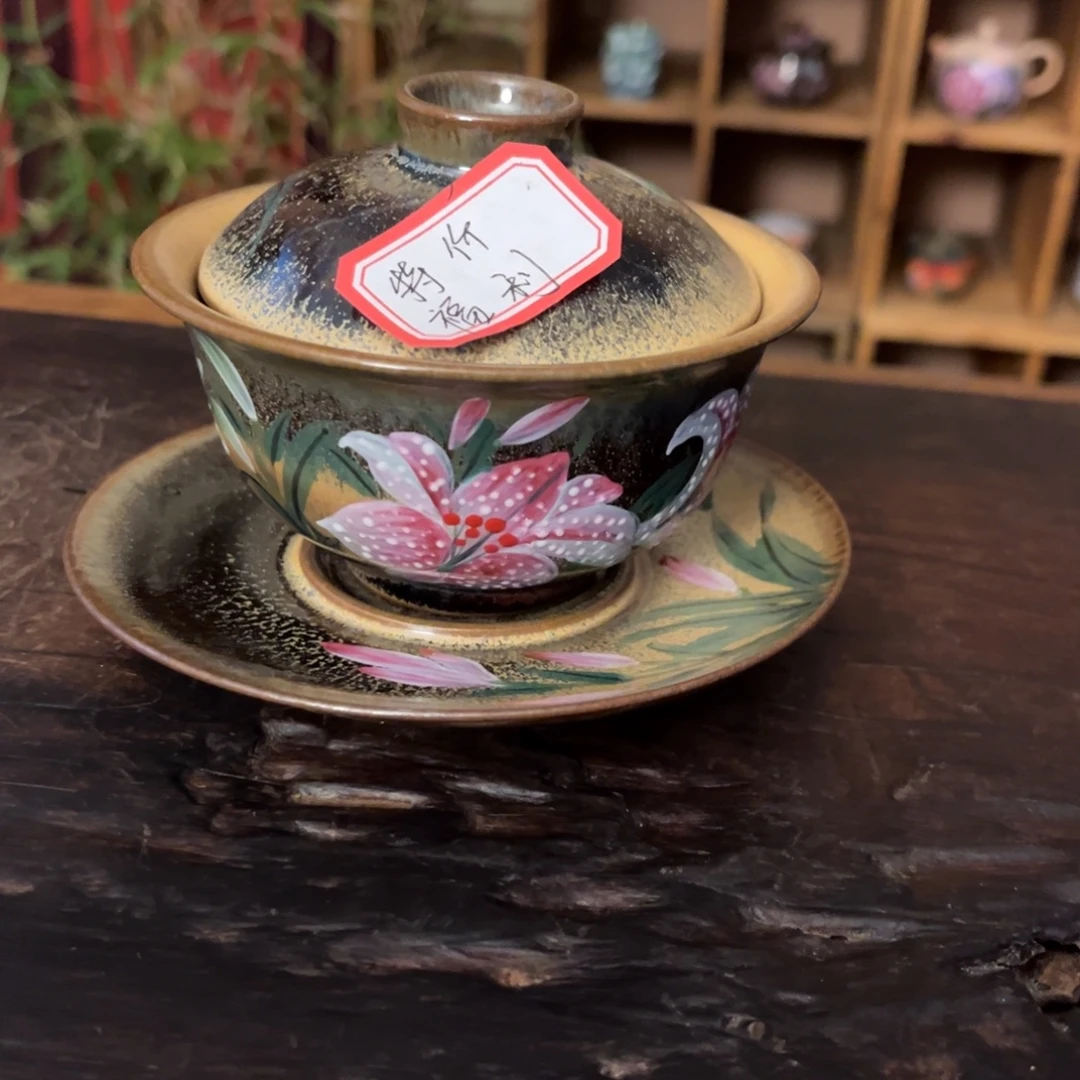啵****柴烧纯手工手绘陶瓷