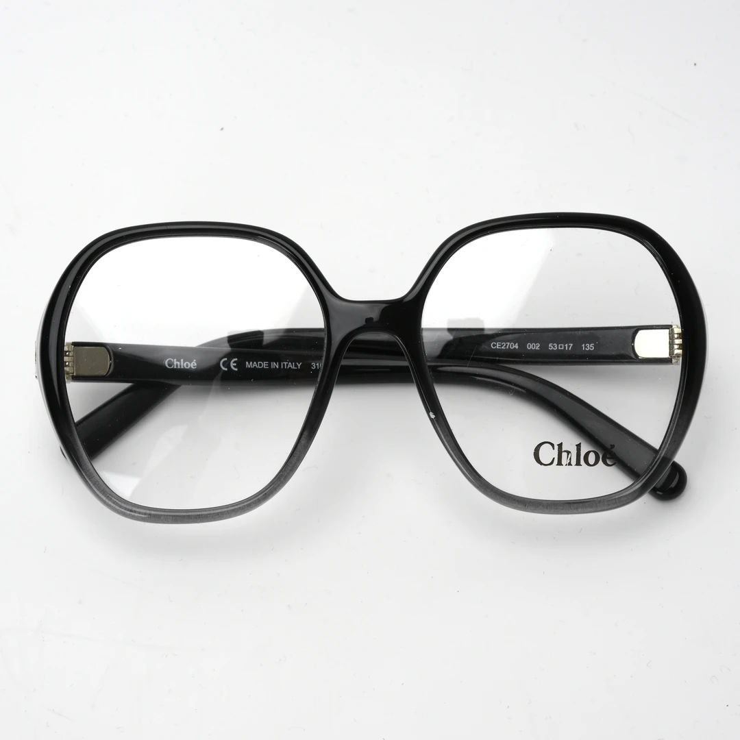Chloe/蔻依黑色大框中性平光镜CE2704-002-53-17-135