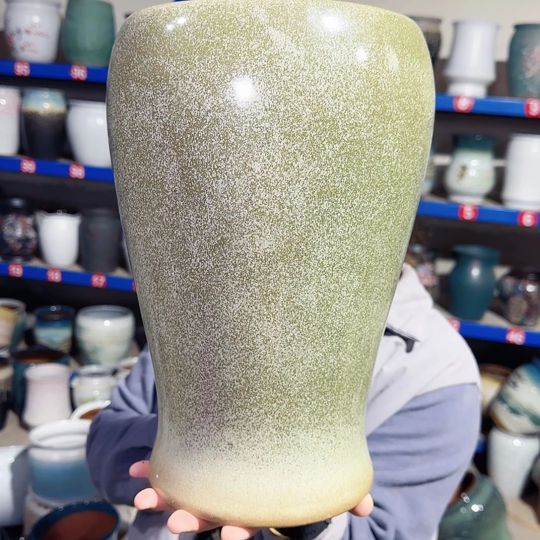 紫砂花盆高32口19