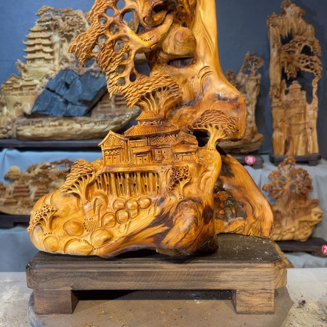 柏木（崖柏）崖柏造型意境山水