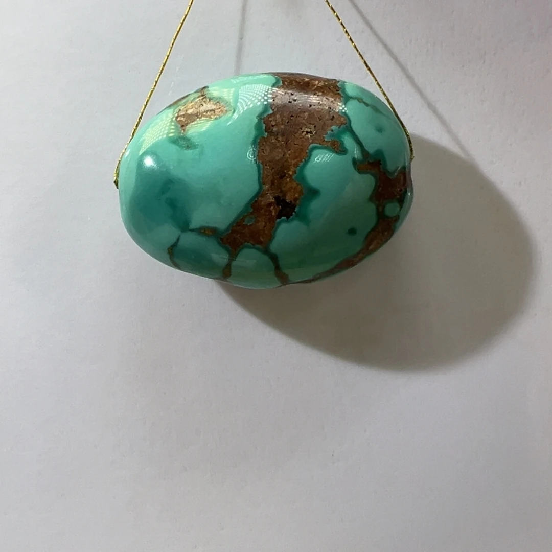 绿松石未镶嵌挂件