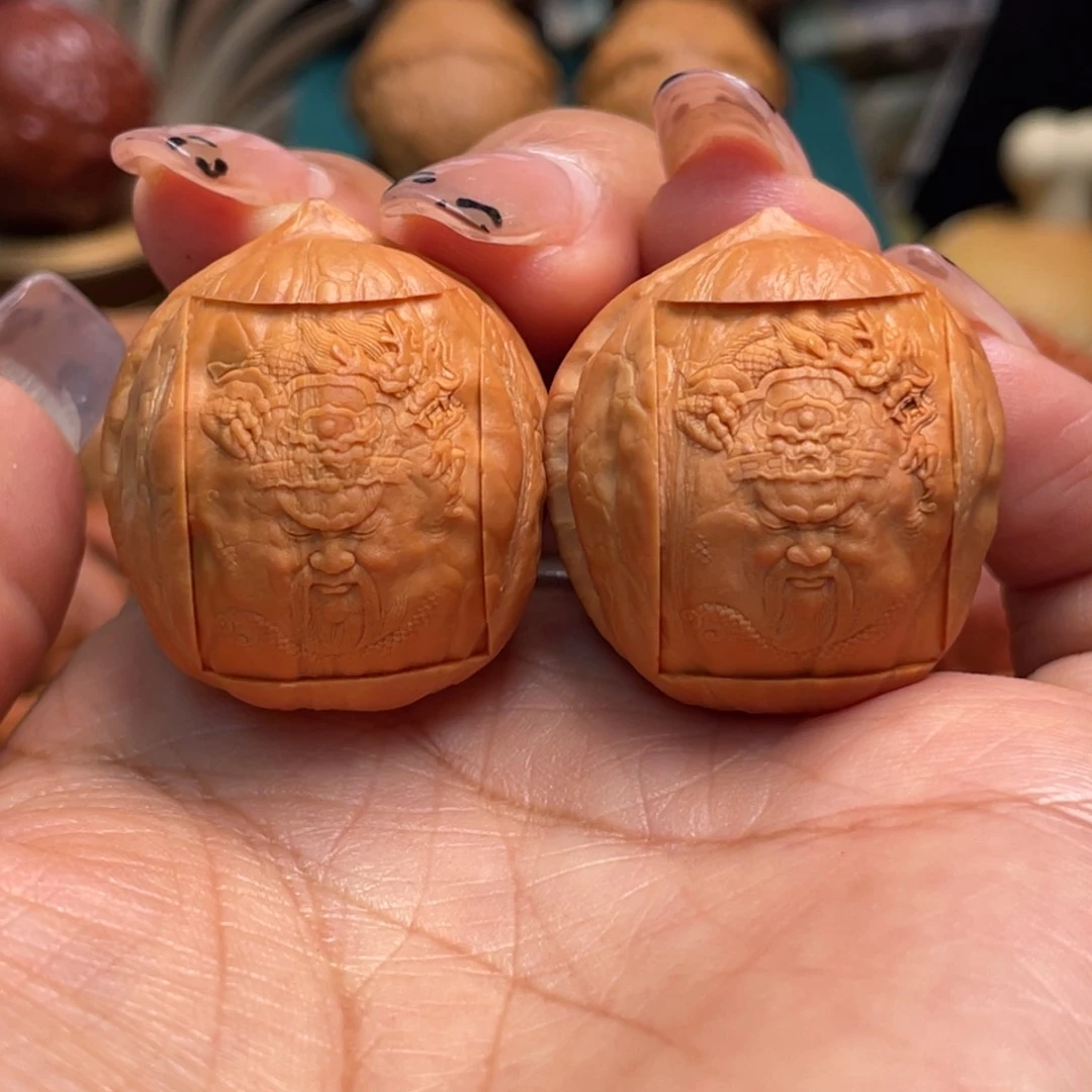 把件文玩核桃关公