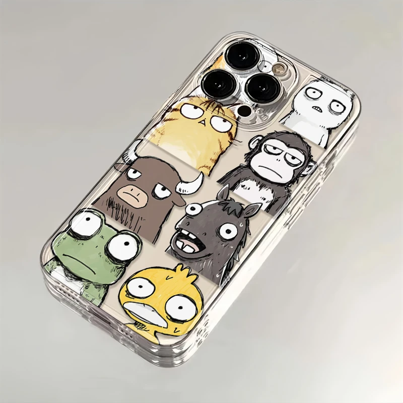 创意崩溃牛马适用iPhone16小米15华为苹果14promax手机壳12太空MT