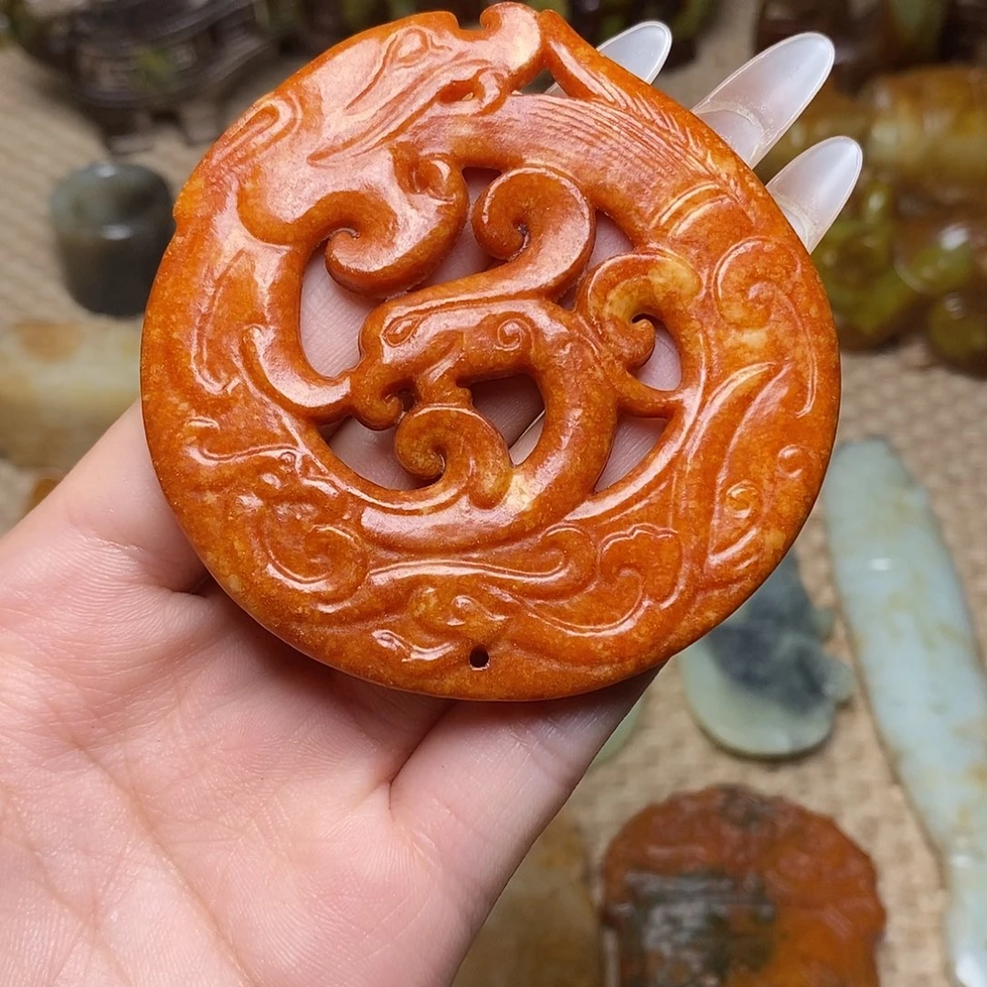 未镶嵌蛇纹石玉颈饰