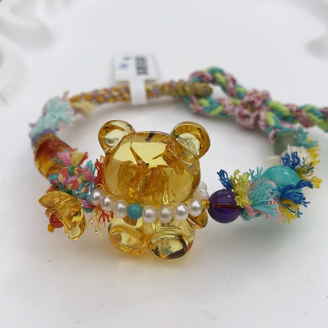 琥珀未镶嵌吊坠(赠链)