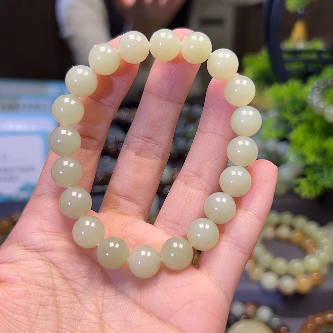 和田玉未镶嵌手串