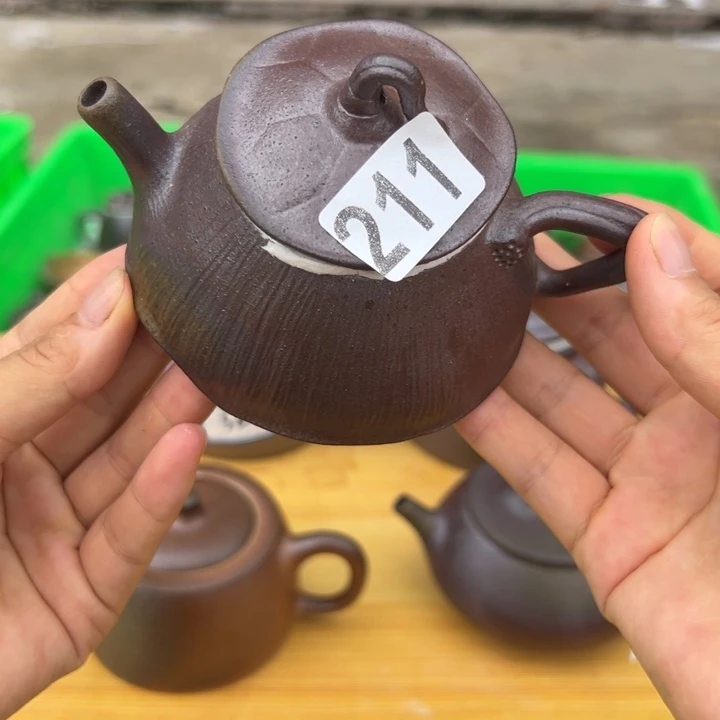 茶壶紫砂紫泥半手150