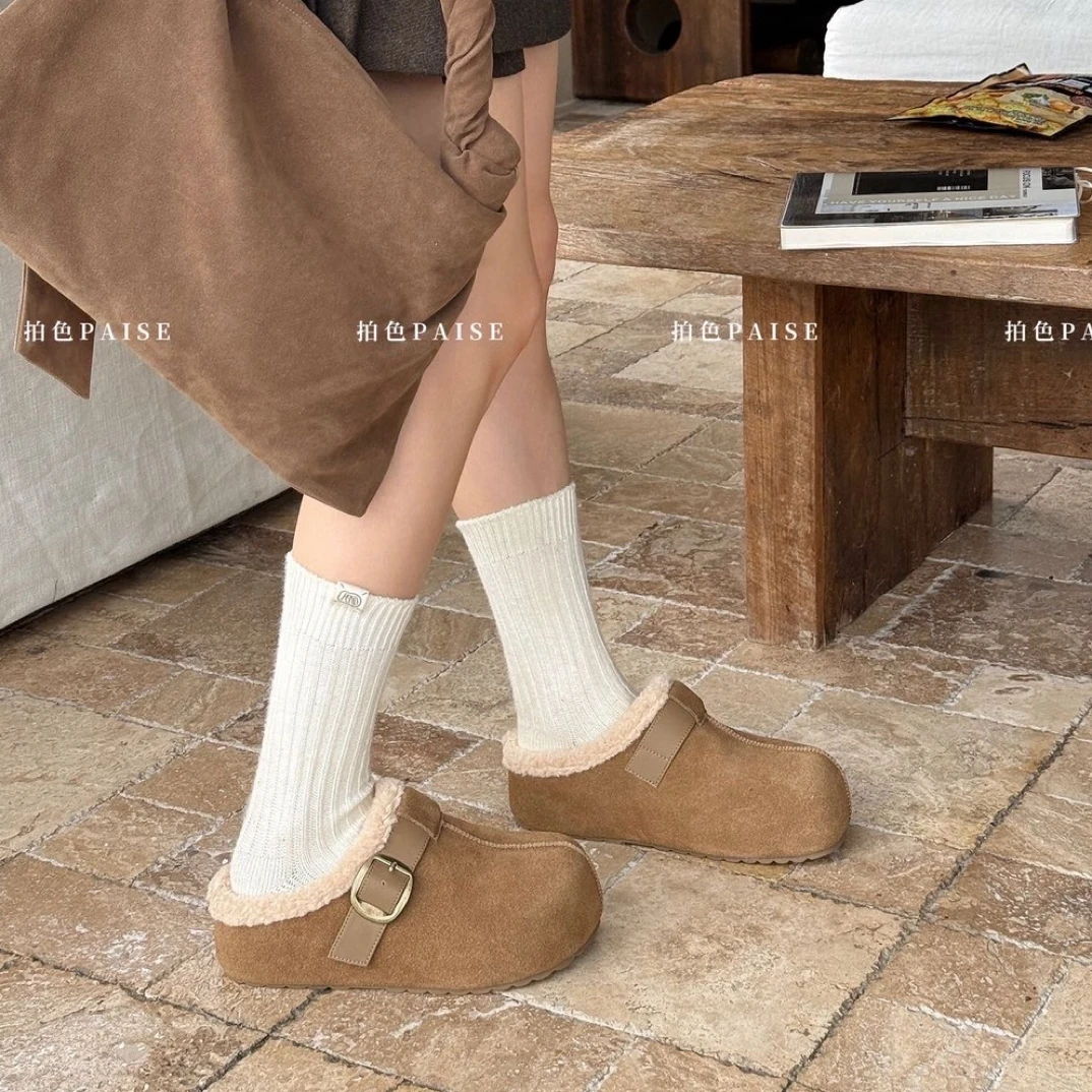 （蓉姐专属）a113复古增高博肯拖715-18