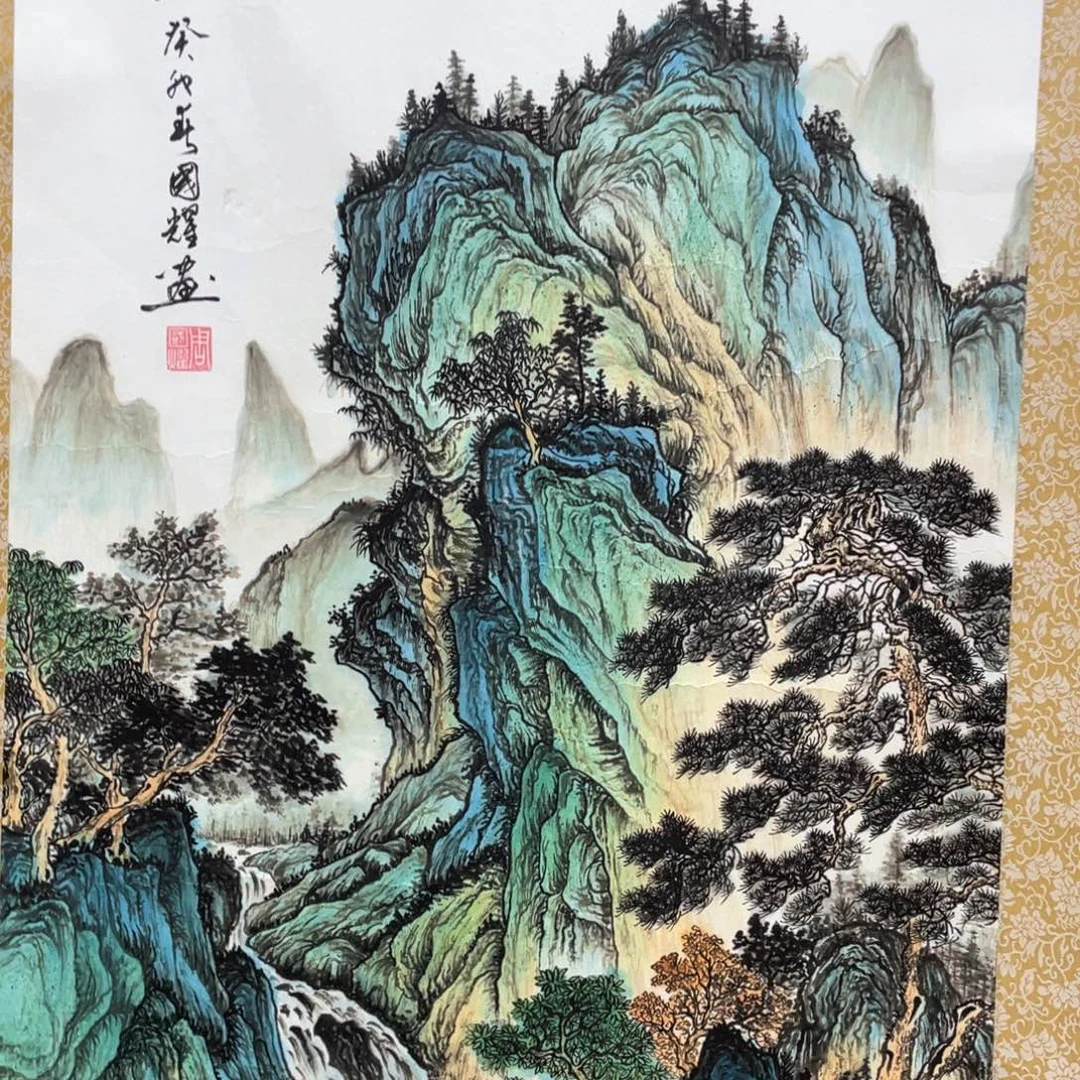 国画老师手笔手绘作品w