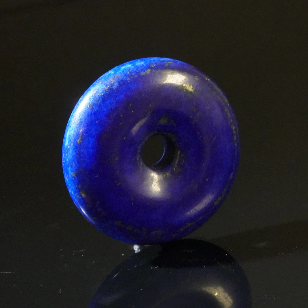 清晚期青金石平安扣/HY003015/金玉良缘/槐荫山房