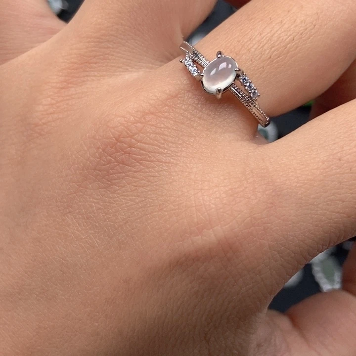 翡翠未镶嵌戒指戒指