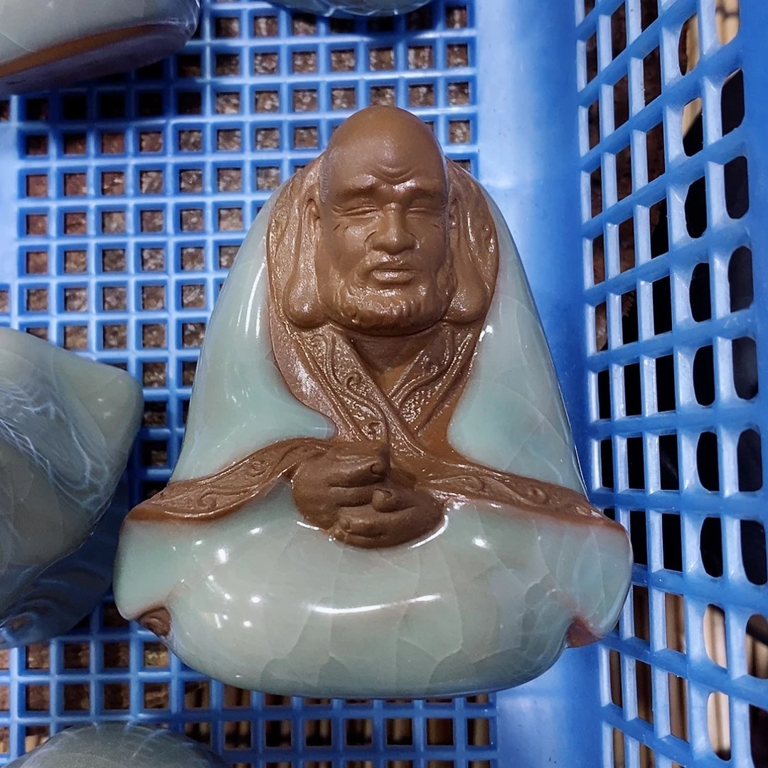 粗陶志野柴烧茶器