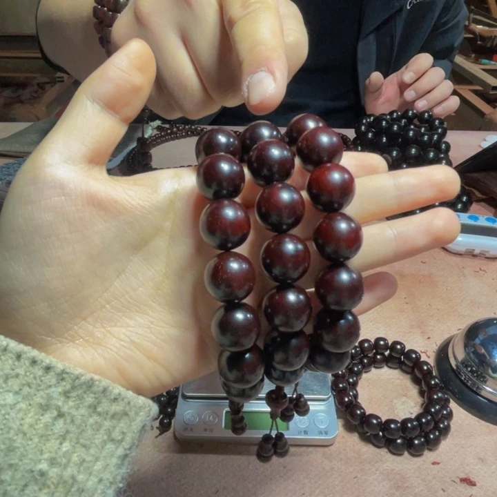 檀香紫檀（小叶紫檀）1.5爆满金星泥中泥单圈