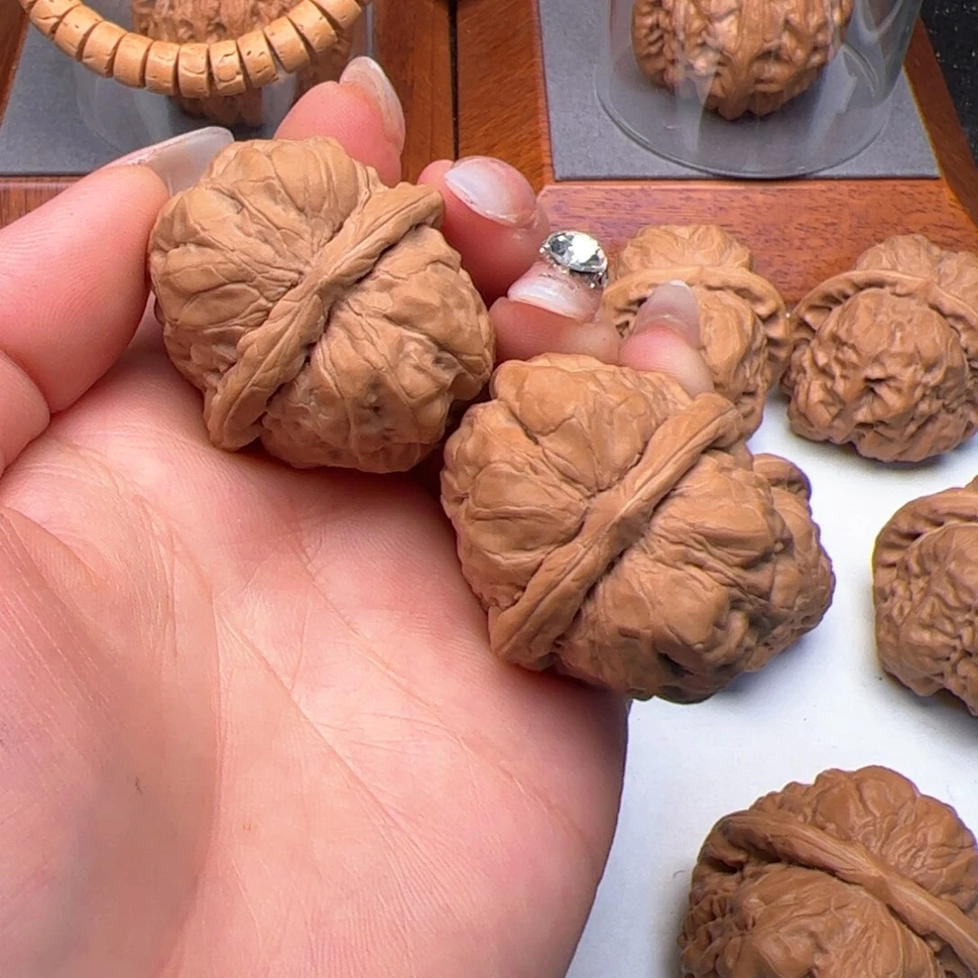 文玩核桃把件蛤蟆34丽