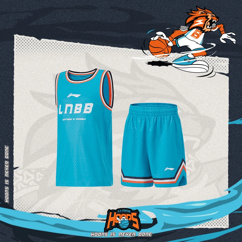 LI-NING KIDS/李宁儿童大童卫衣蓝色运动休闲119