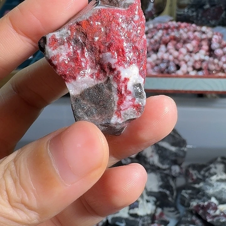 天然辰砂天然朱砂原石44克