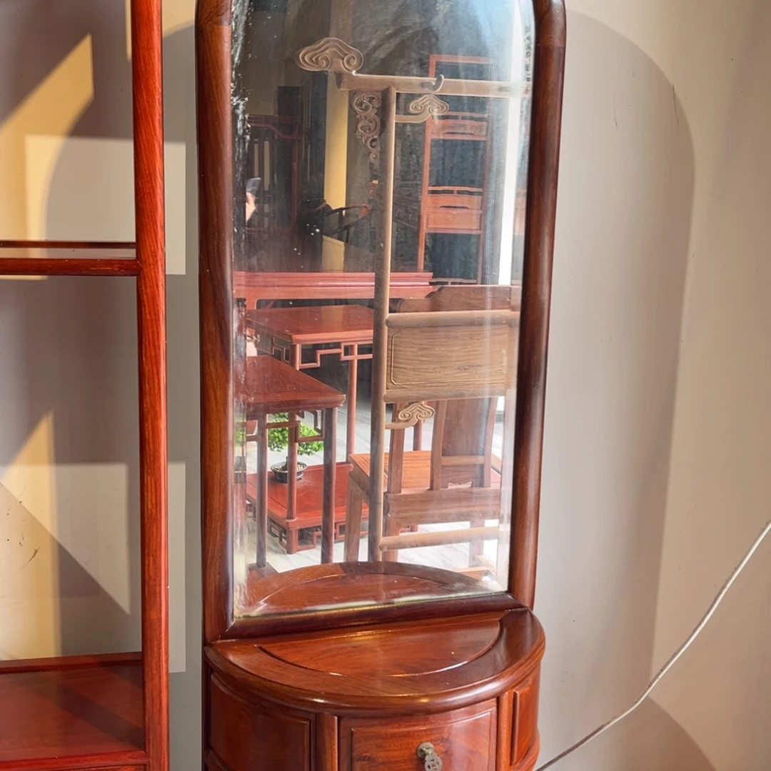 用***3花梨木类成套家具全身镜