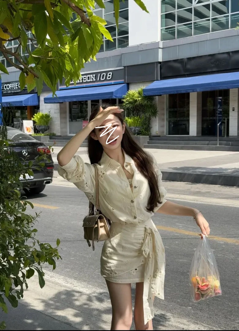 法式衬衫套装连衣裙气质高腰收腰绑带长袖半身裙裤女