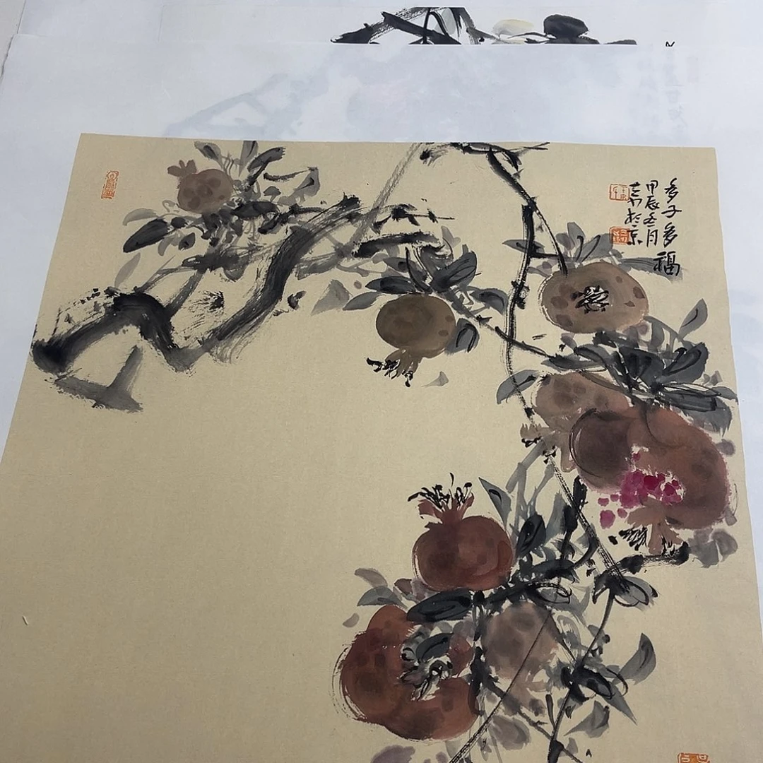 倒***熊姜奇老师花鸟作品