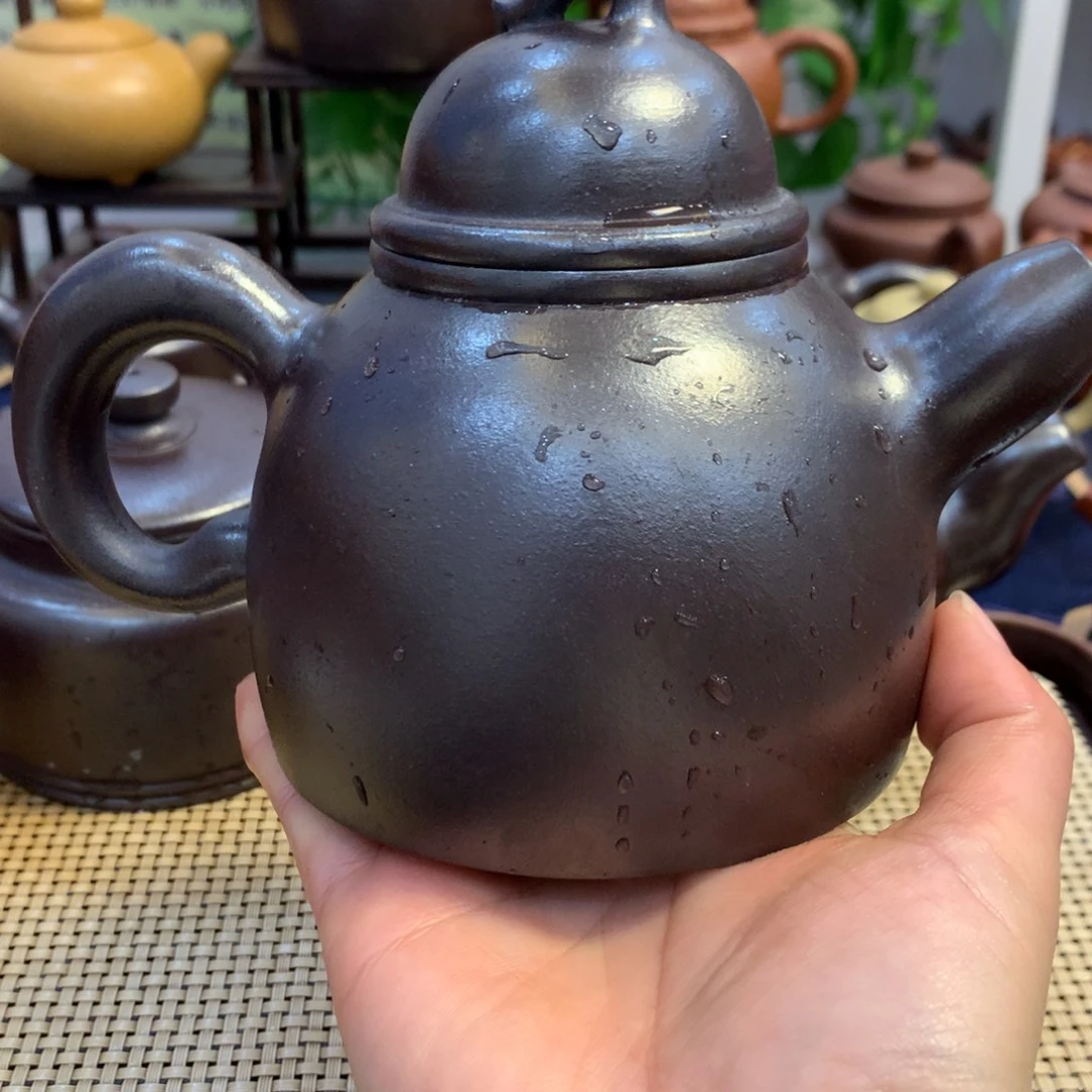 用***3茶壶紫砂宜兴原矿石红375237