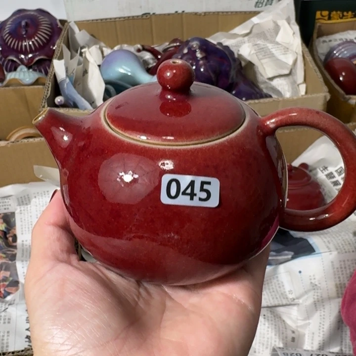 摆件陶郑家钧窑摆件微