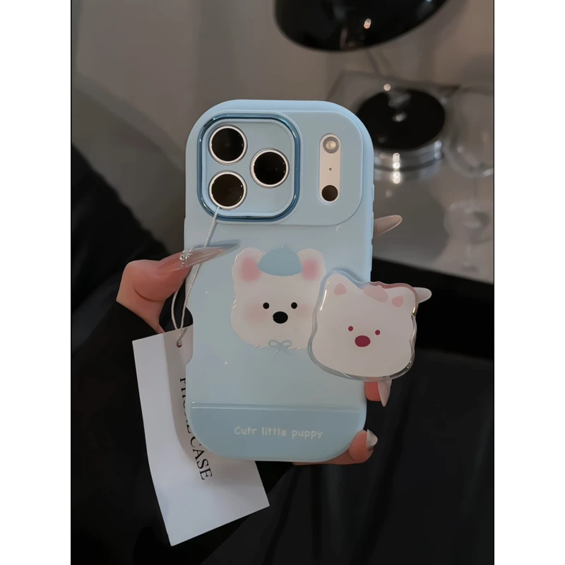 西高地适用苹果17pro手机壳16pm小胖妹华为p80小众荣耀oppo小米15