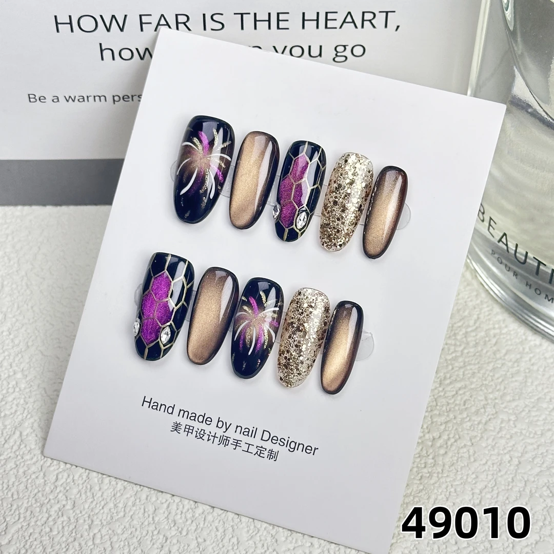 原创：中椭圆 23mm 编号49010 纯手工穿戴甲