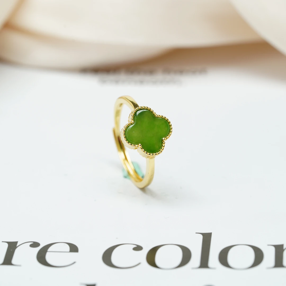 【小北好物】S925银和田玉戒指约10*10mm【多样性发一件】-17QH08X657