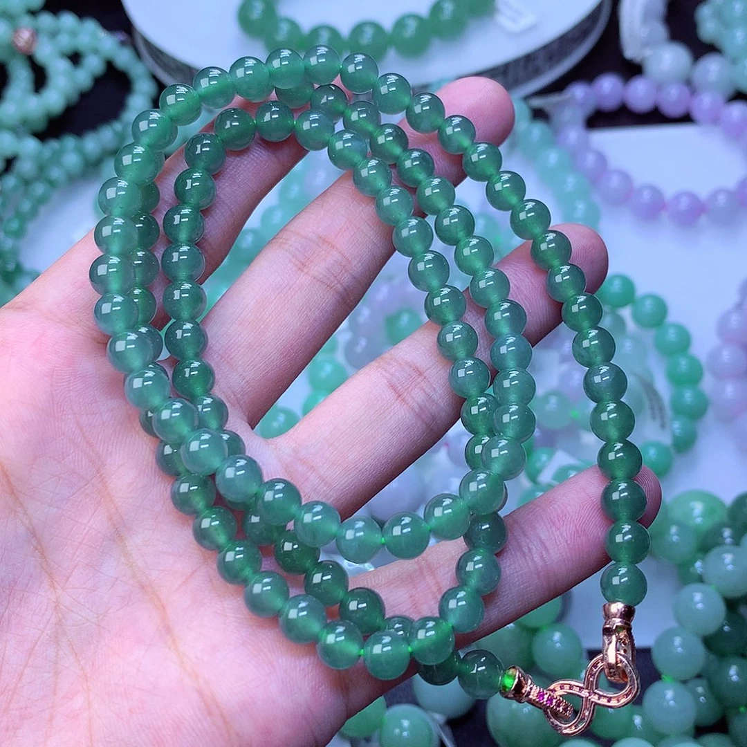 毛衣链未镶嵌翡翠卡6.8