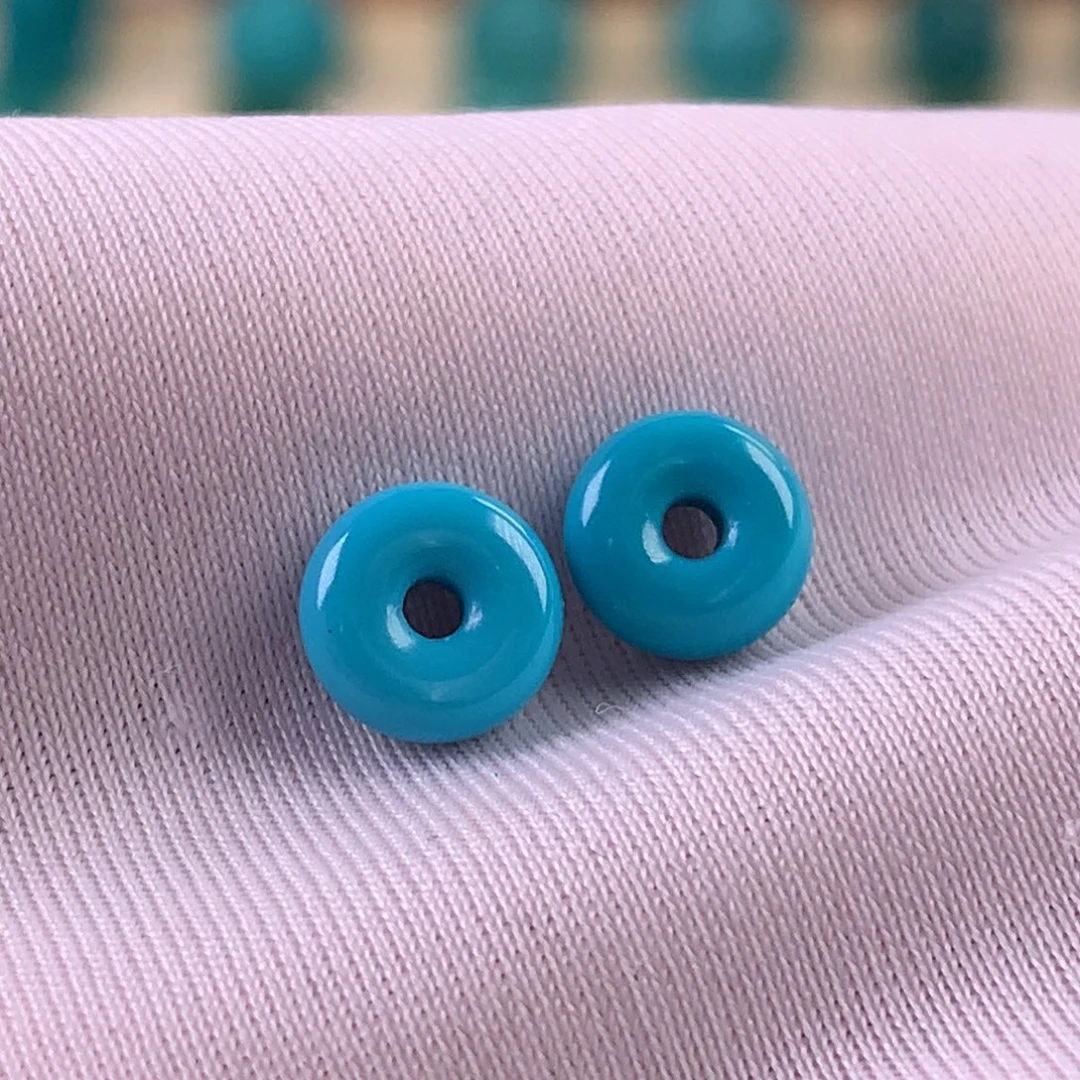 绿松石未镶嵌珠宝奇石6.7mm（560）