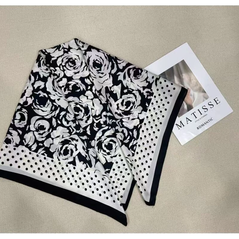 （337）高档丝巾围巾女士披肩新款素雅百搭防晒优雅气质