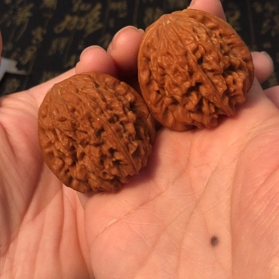 把件文玩核桃暴雪40mm