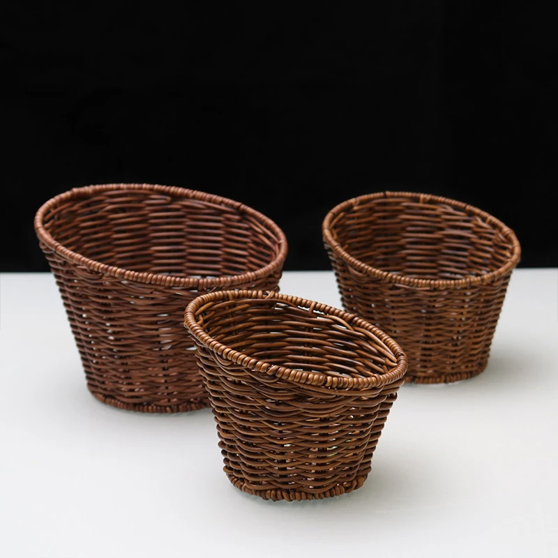 蔬菜特色藤编拼盘火锅店竹篮菜篮子青菜创意烤肉店斜口金针菇