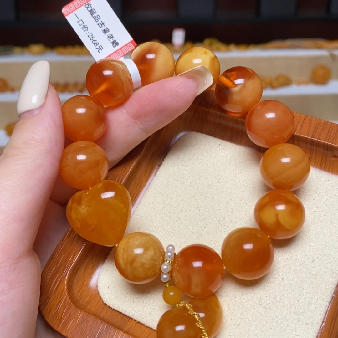 【闪购商品】未镶嵌蜜蜡手链手串