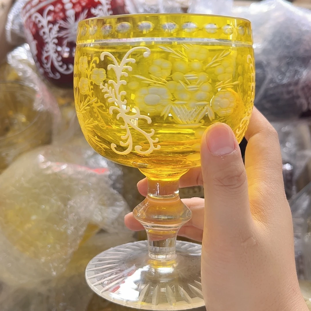 水晶玻璃高脚款微瑕yg