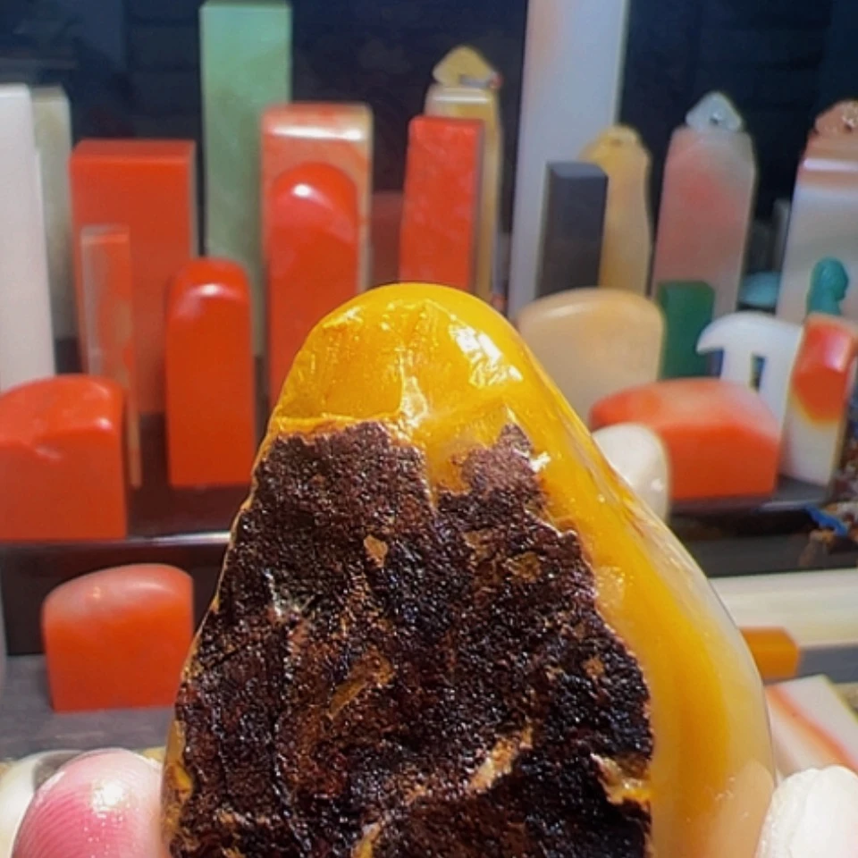 【闪购商品】寿山石印石抱***治老挝北部印石印章