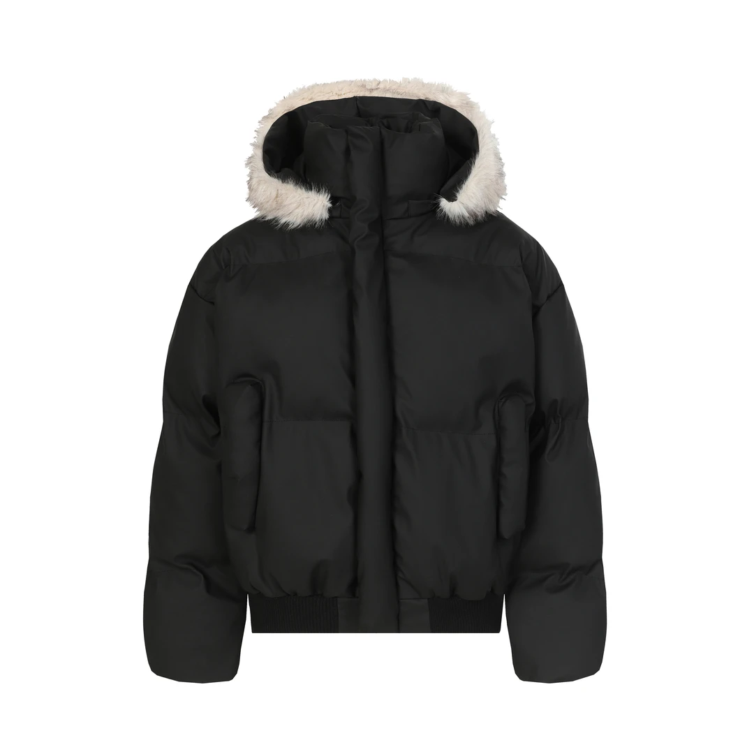 550G高克重皮质面包服棉服短款宽松保暖秋冬外套情侣款男女同款